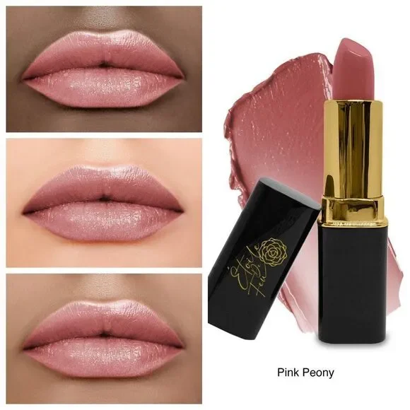 Kiss Tint Lipstick, Pink Peony: Hydrating Nourishing Vegan Cruelty Free … - Picture 2 of 2